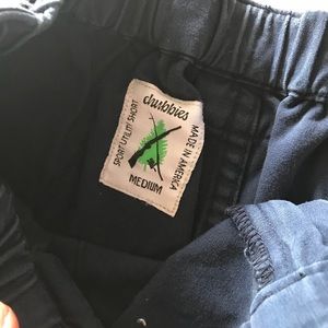 Men’s Navy Blue Chubbies Sport Utility Shorts